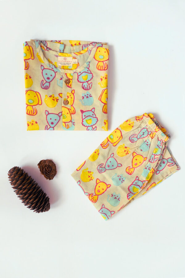Cat-Dog (4) - Organic Cotton PJ Set